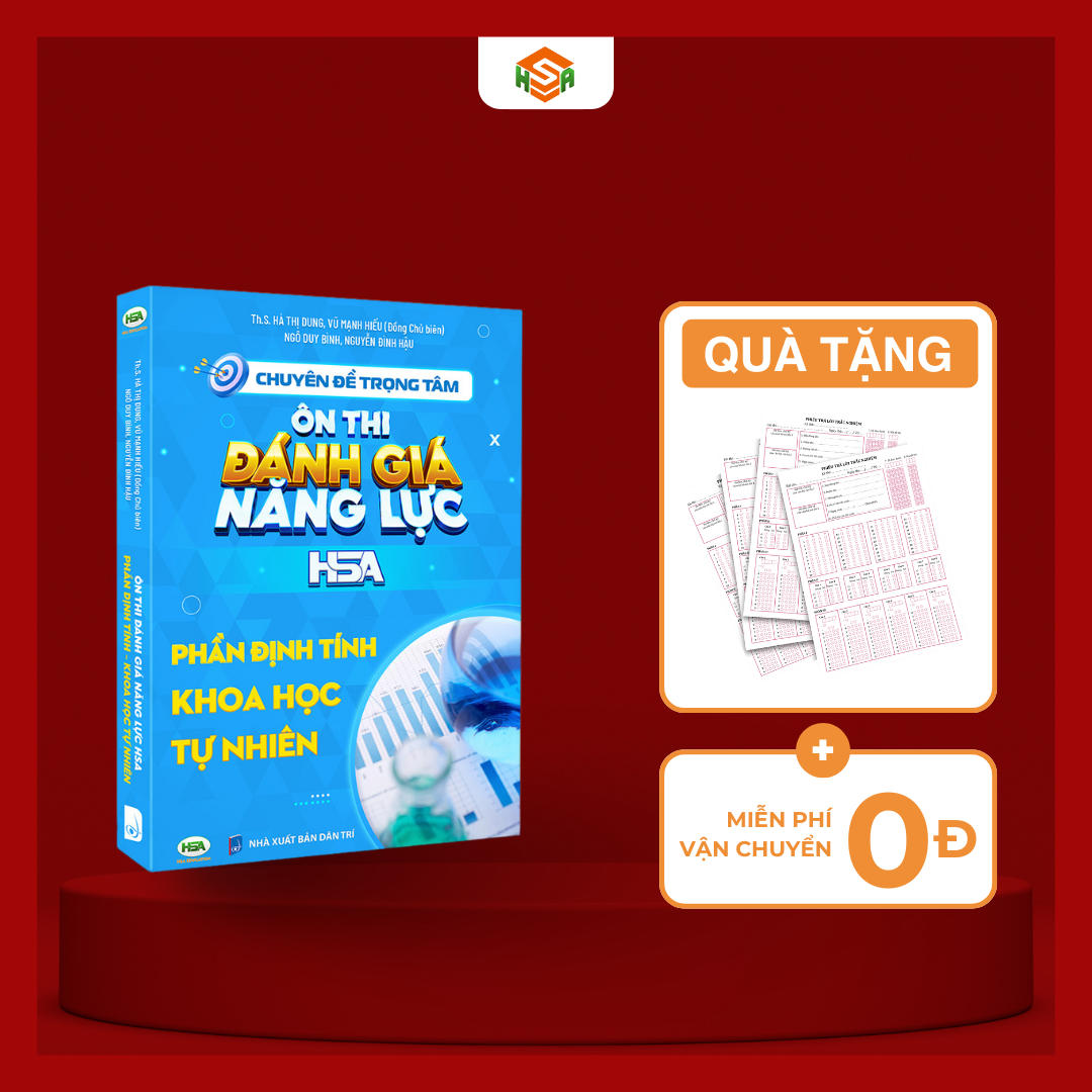 Sách - Chuyên Đề Trọng Tâm Ôn Thi ĐGNL HSA (Phần Khoa Học Tự Nhiên)