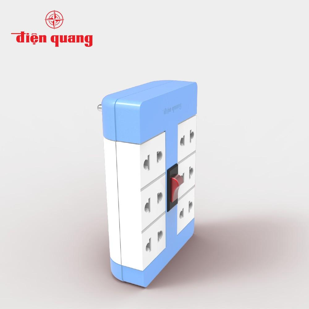 Ổ cắm xoay 90º Điện Quang ĐQ ESK RT 6