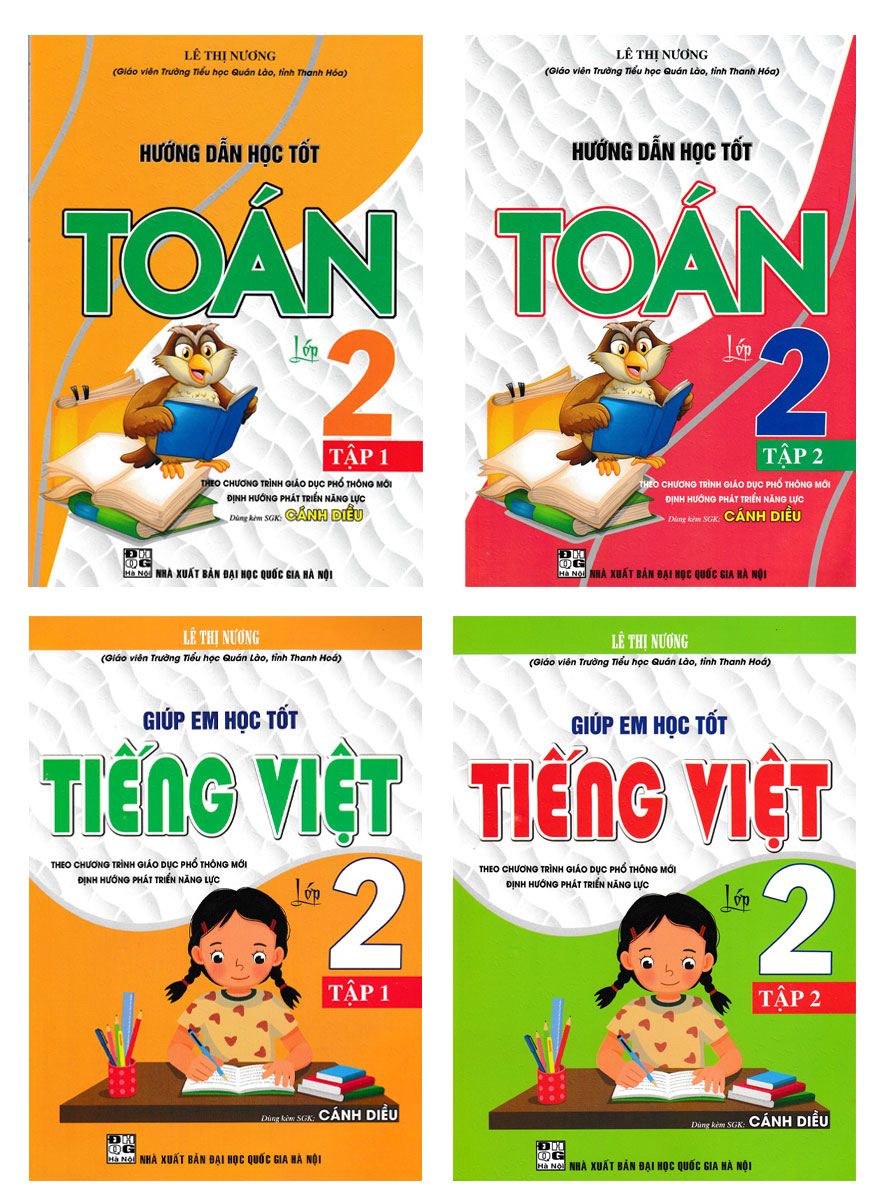 Combo Học Tốt Toán + Tiếng Việt Lớp 2 _HA