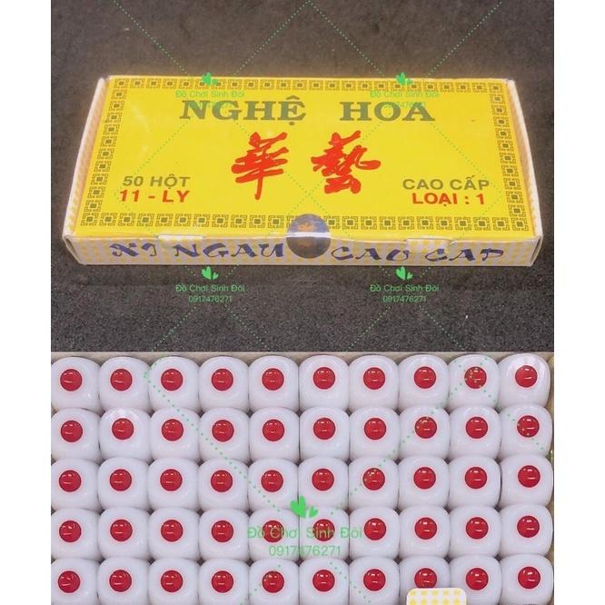 xí ngầu cao cấp nghệ hoa - hộp 50 viên