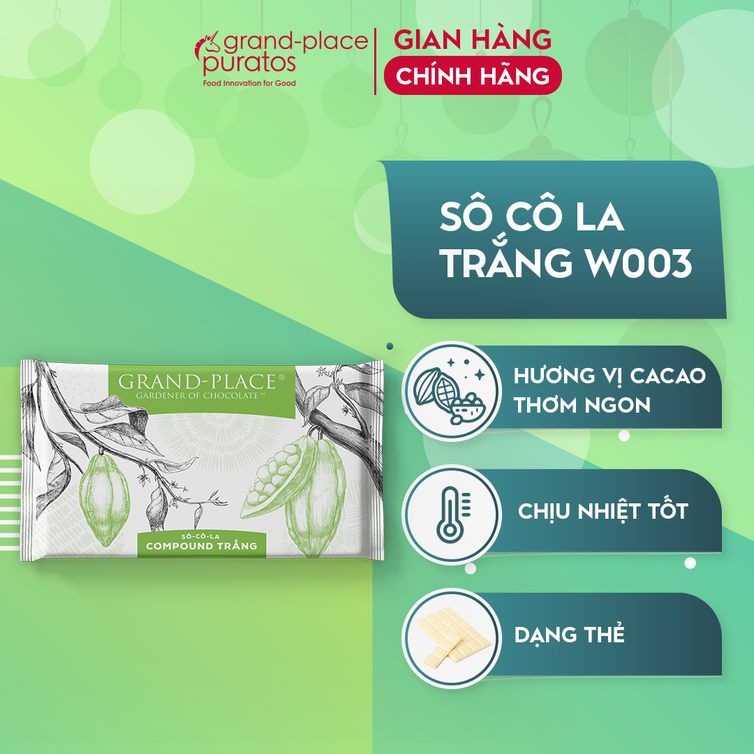 Socola Compound Trắng Puratos Grand-Place VN GPW-003 - 1kg-4116199