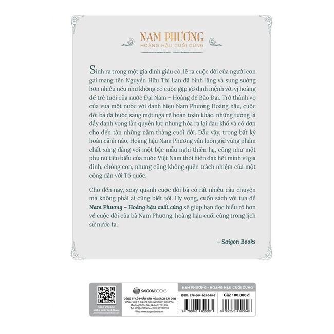 SÁCH - Nam Phương - Hoàng hậu cuối cùng