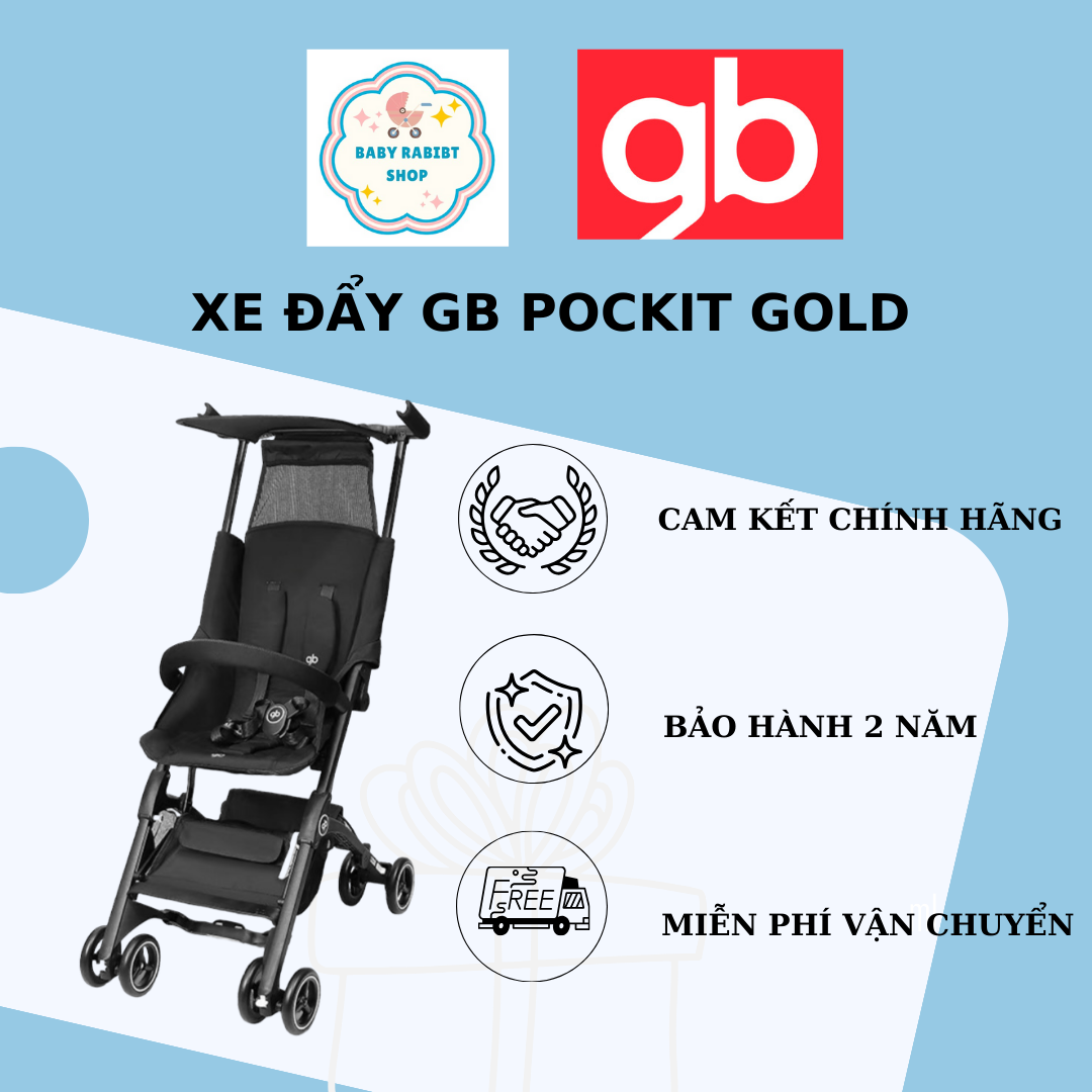 Xe đẩy du lịch gấp gọn GB POCKIT 2S 2023