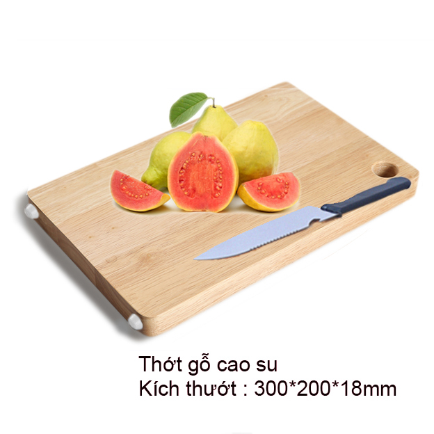 Thớt gỗ phòng bếp, tiện lợi, kháng khuẩn. Kich thướt 30x20cm