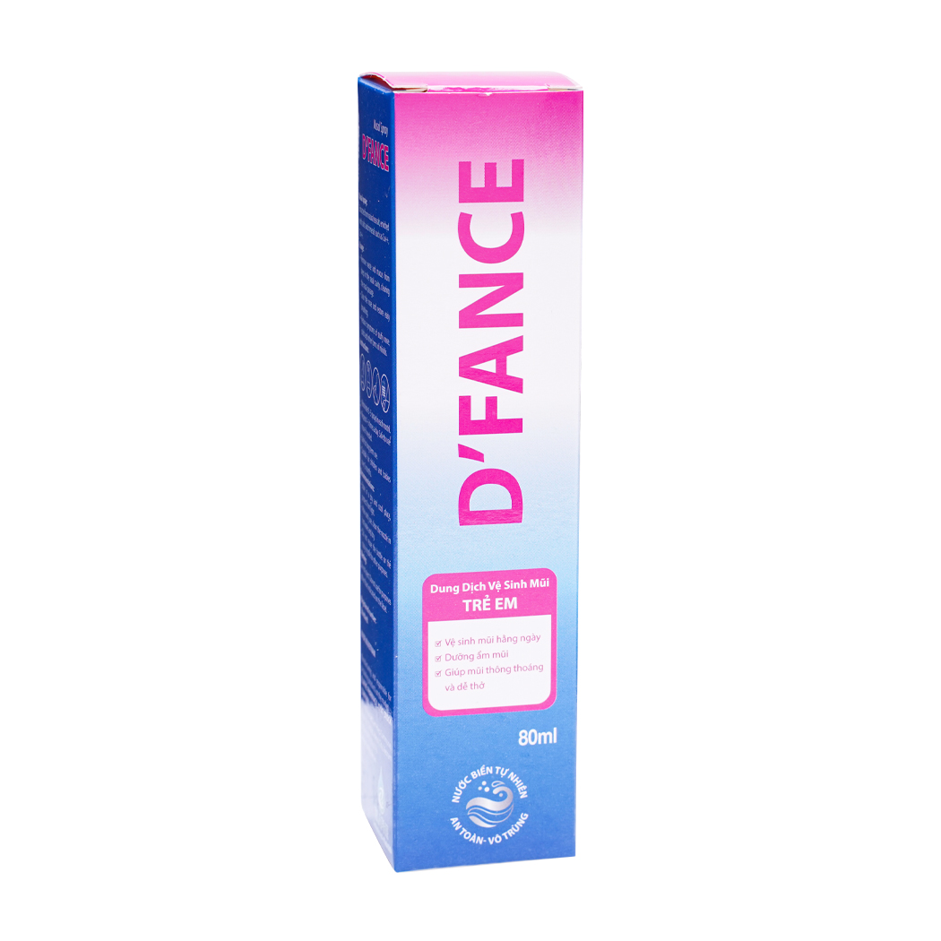 Dung dịch vệ sinh mũi trẻ em D’fance (80ml)