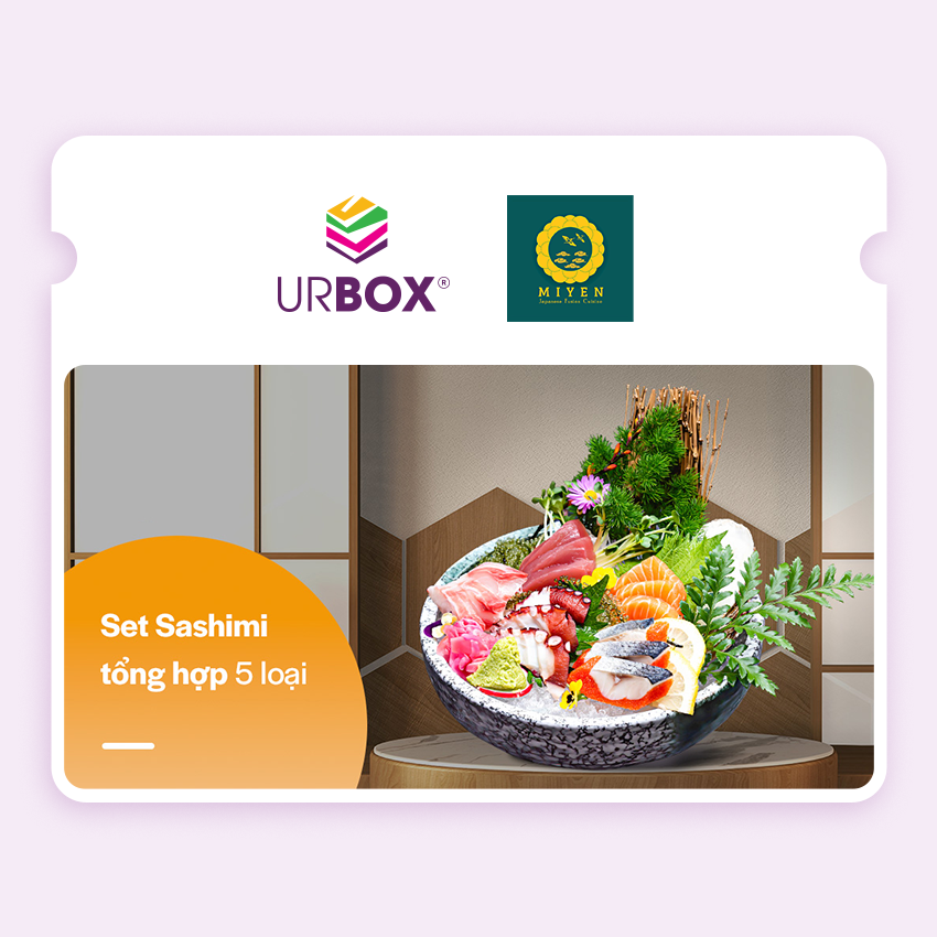 Evoucher Ưu đãi Set Sashimi tổng hợp 5 loại