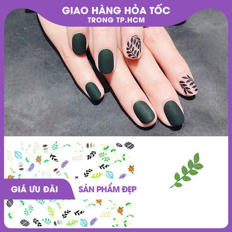 Sticker dán móng hoa cỏ 0964