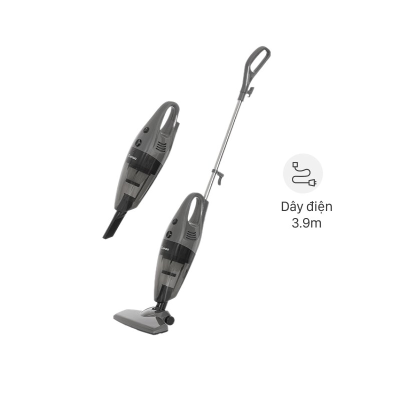 Máy hút bụi cầm tay Rapido RVC-600HG 600W thương hiệu Đức siêu mạnh 15000Pa với 3 đầu hút đa năng - Hàng chính hãng