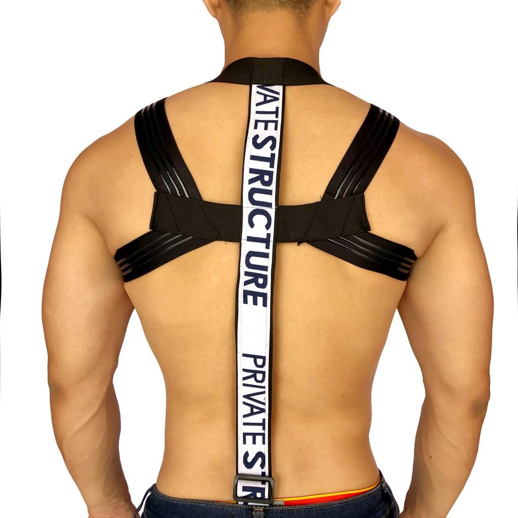 Đai nịt ngực Private Structure Men's Fashion Body Hardness Black MPPZ3924