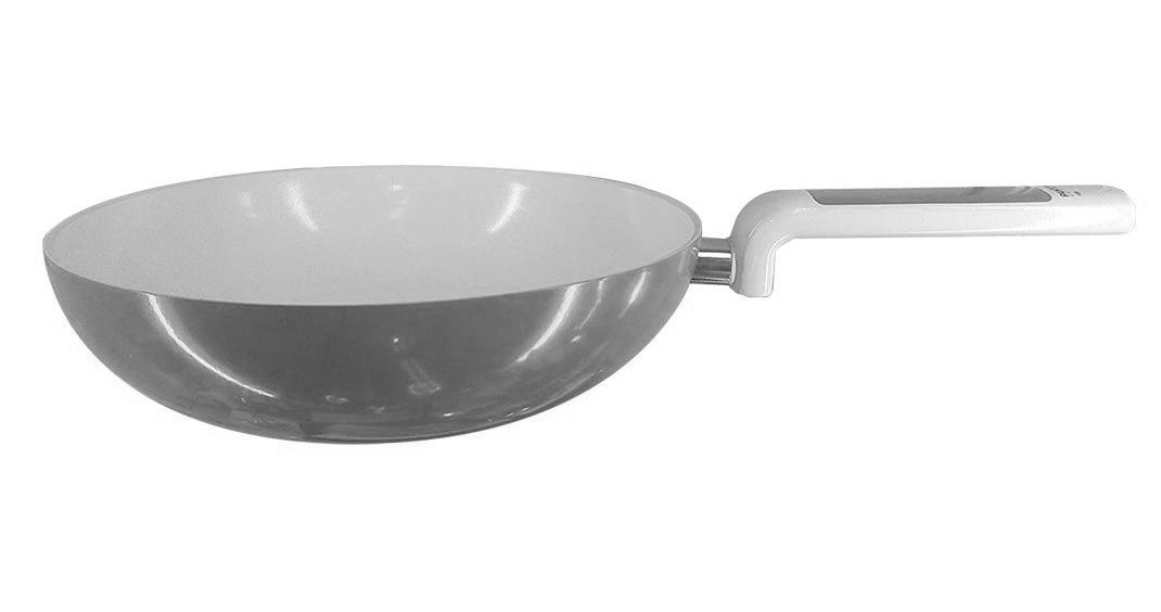 Chảo Moneta Wokpan Pantone 28cm màu ghi