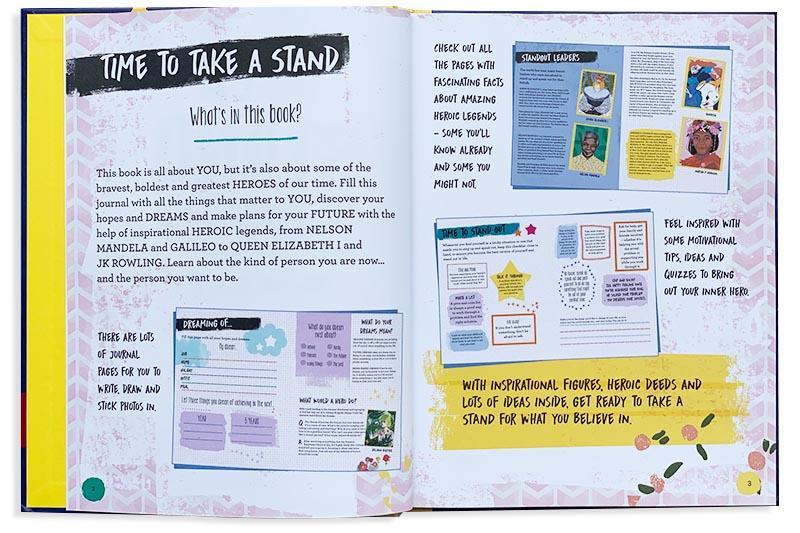 Take A Stand : An inspirational fill-in book about your heroes and you