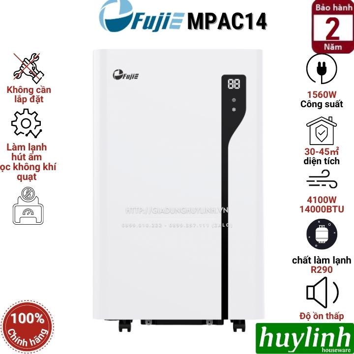 Máy lạnh - điều hoà di động hút ẩm Fujie MPAC14 - 14000 BTU - Máy lạnh mini [30 - 45m2] - Hàng chính hãng