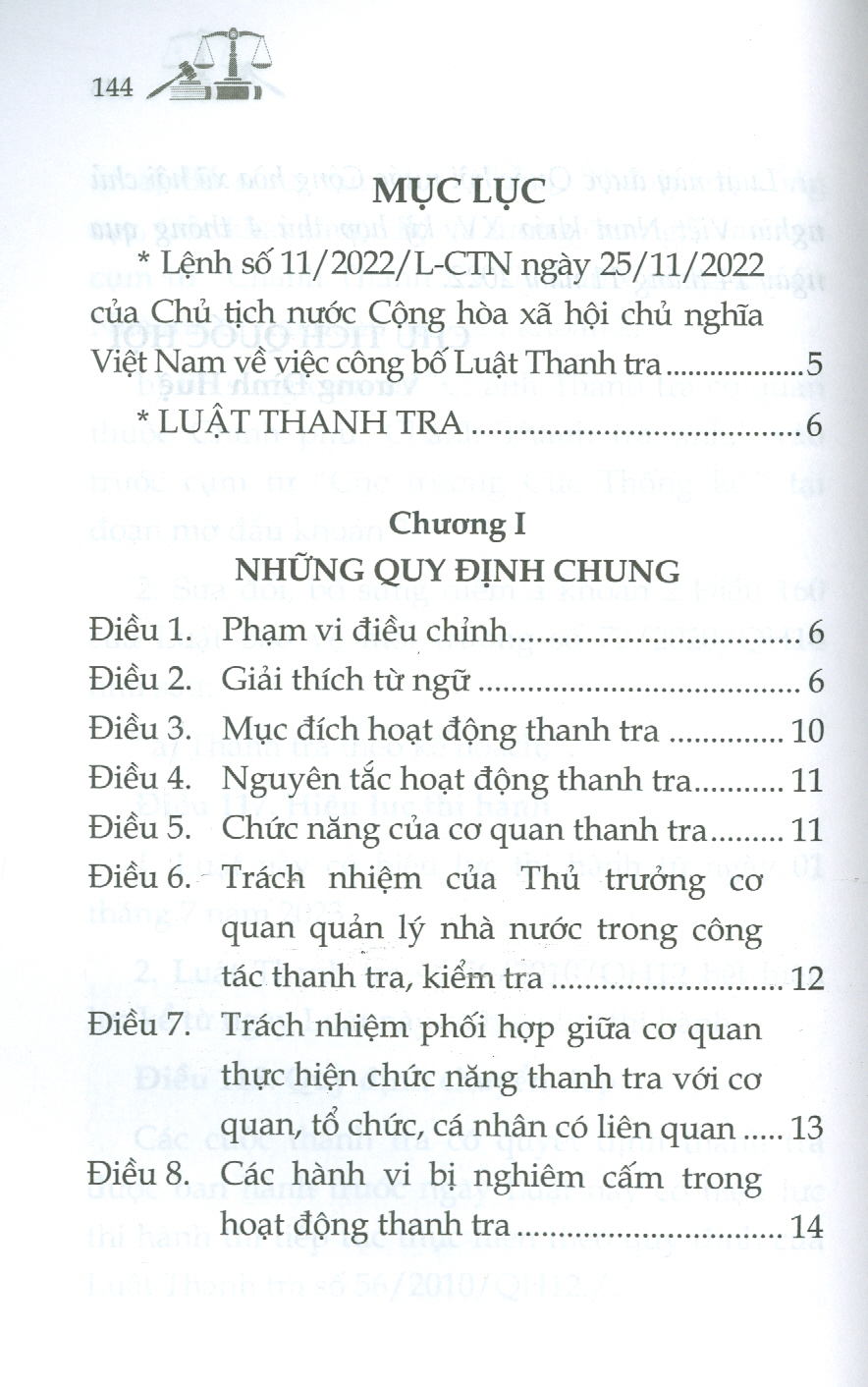 Luật Thanh Tra Năm 2022