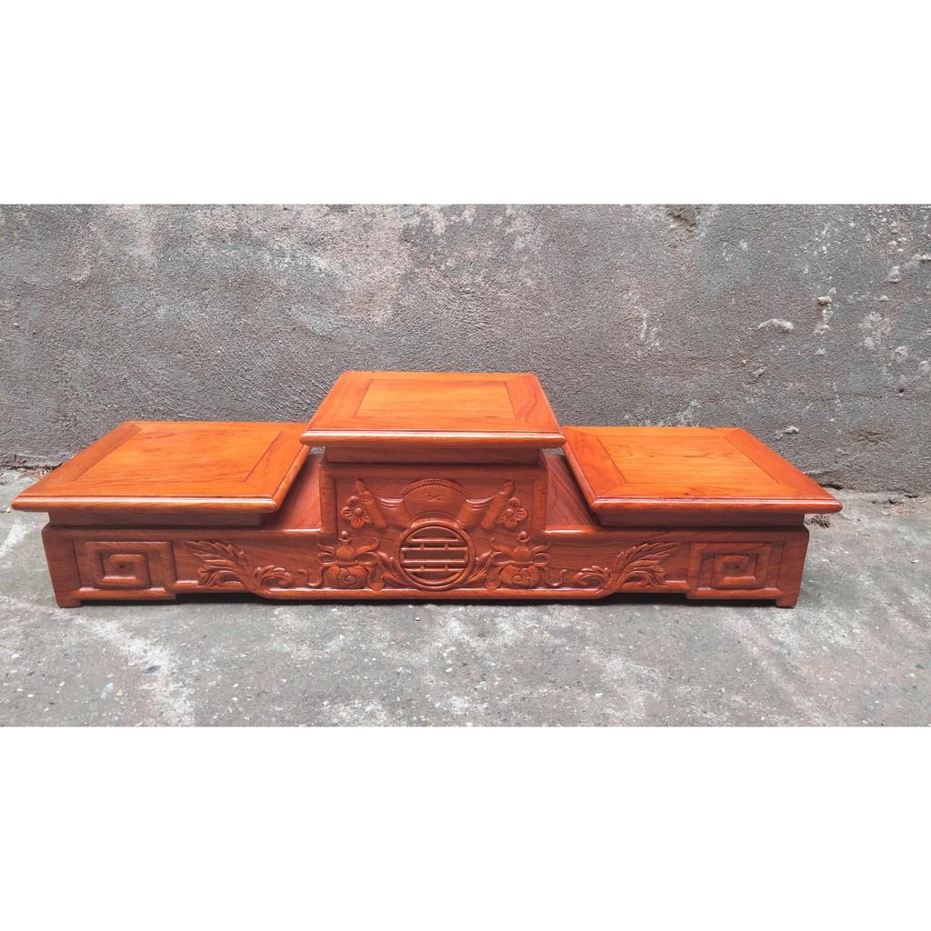 Tam sơn, chân đế bát nhang gỗ hương