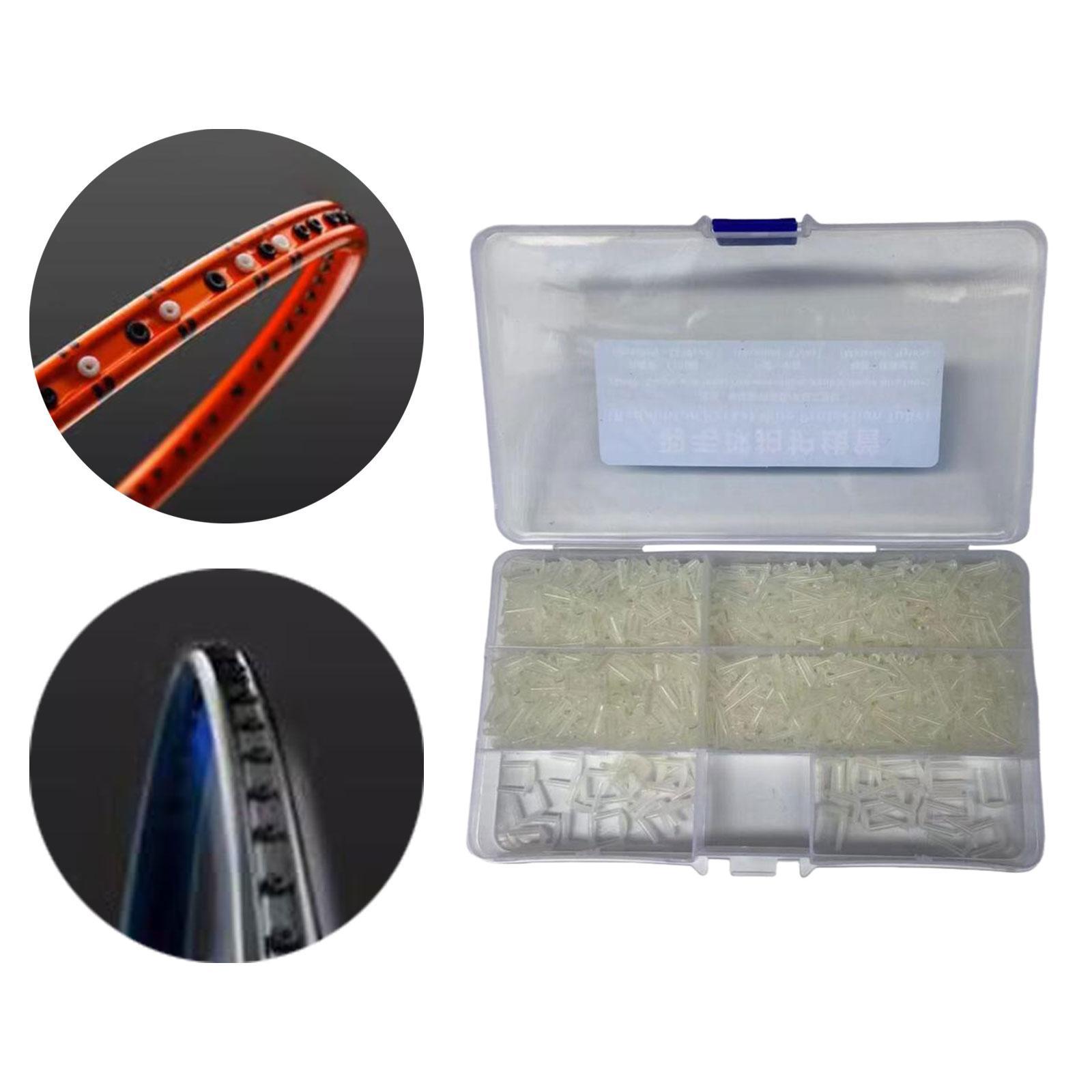 Badminton Racket Grommets String Protector Replacement Portable Nylon Protection Tube Maintenance Stringing Tools Badminton Racquet Eyelets