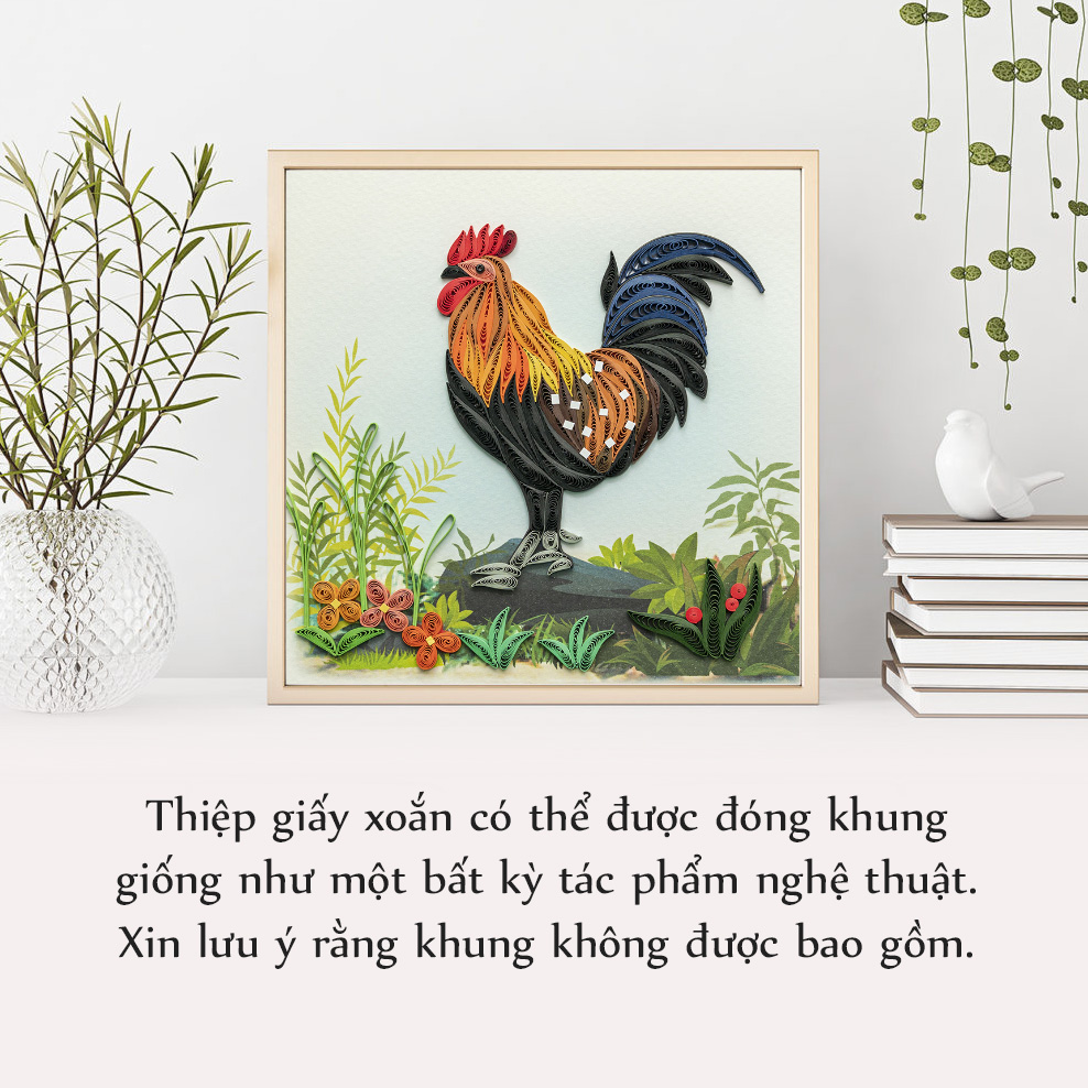 Thiệp Giấy Xoắn Chủ Đề Chim - NCC-B1511