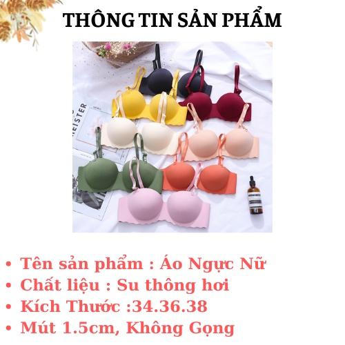 Áo ngực nữ không gọng đúc su mềm mịn 489