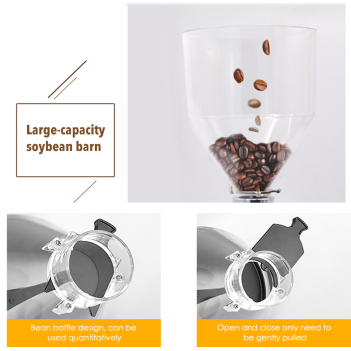 Máy xay hạt cà phê chuyên nghiệp dùng cho quán cà phê nhãn hiệu L-Beans A80 điều chỉnh tốc độ xay mịn Màn hình LCD hiện thị chức năng - HÀNG NHẬP KHẨU
