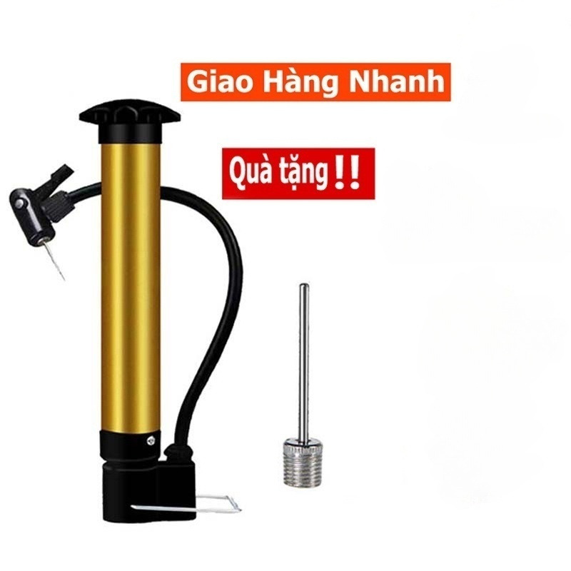 Kim bơm bóng chuyền hơi, bóng đá, bóng rổ bằng thép không gỉ tiện dụng. Bơm bóng - bơm xe đạp cầm tay Mini Cầm tay Vô cùng tiện lợi cho Thanh niên chơi Thể