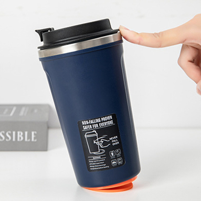 Bình Giữ Nhiệt Trà Cà Phê Chống Đổ Thông Minh Cleacco Chất Liệu Inox 304 Kiểu Dáng Năng Động Boro Sport