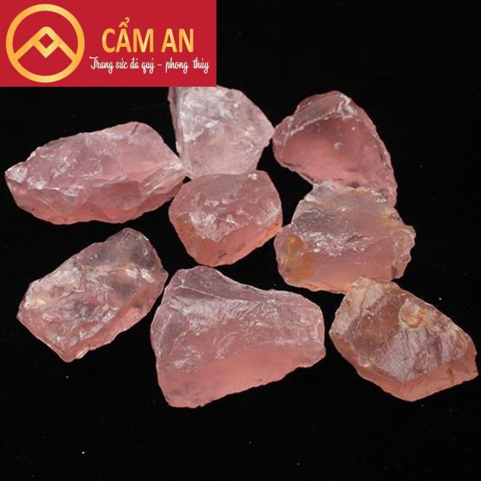 (cực rẻ) 1 viên đá TA hồng (Rose Quartz)