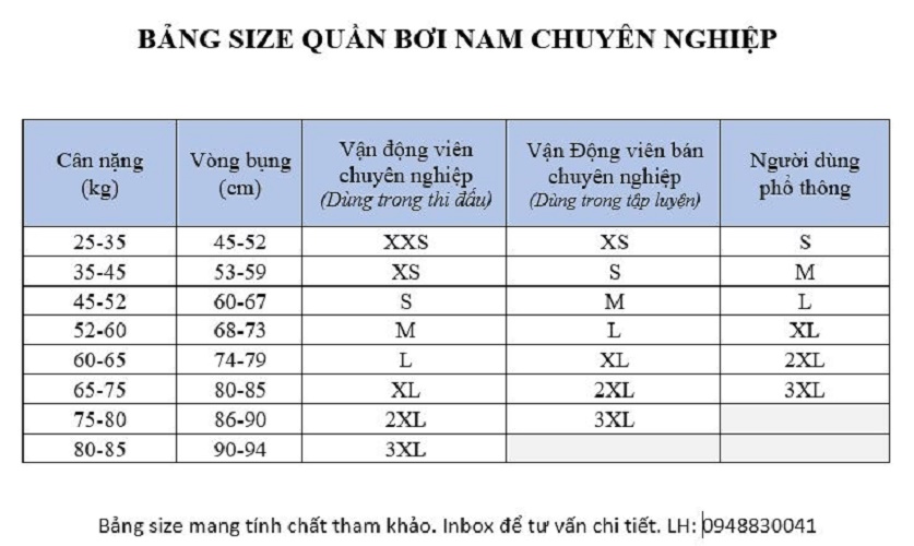 Quần bơi nam chuyên nghiệp Yingfa 9205