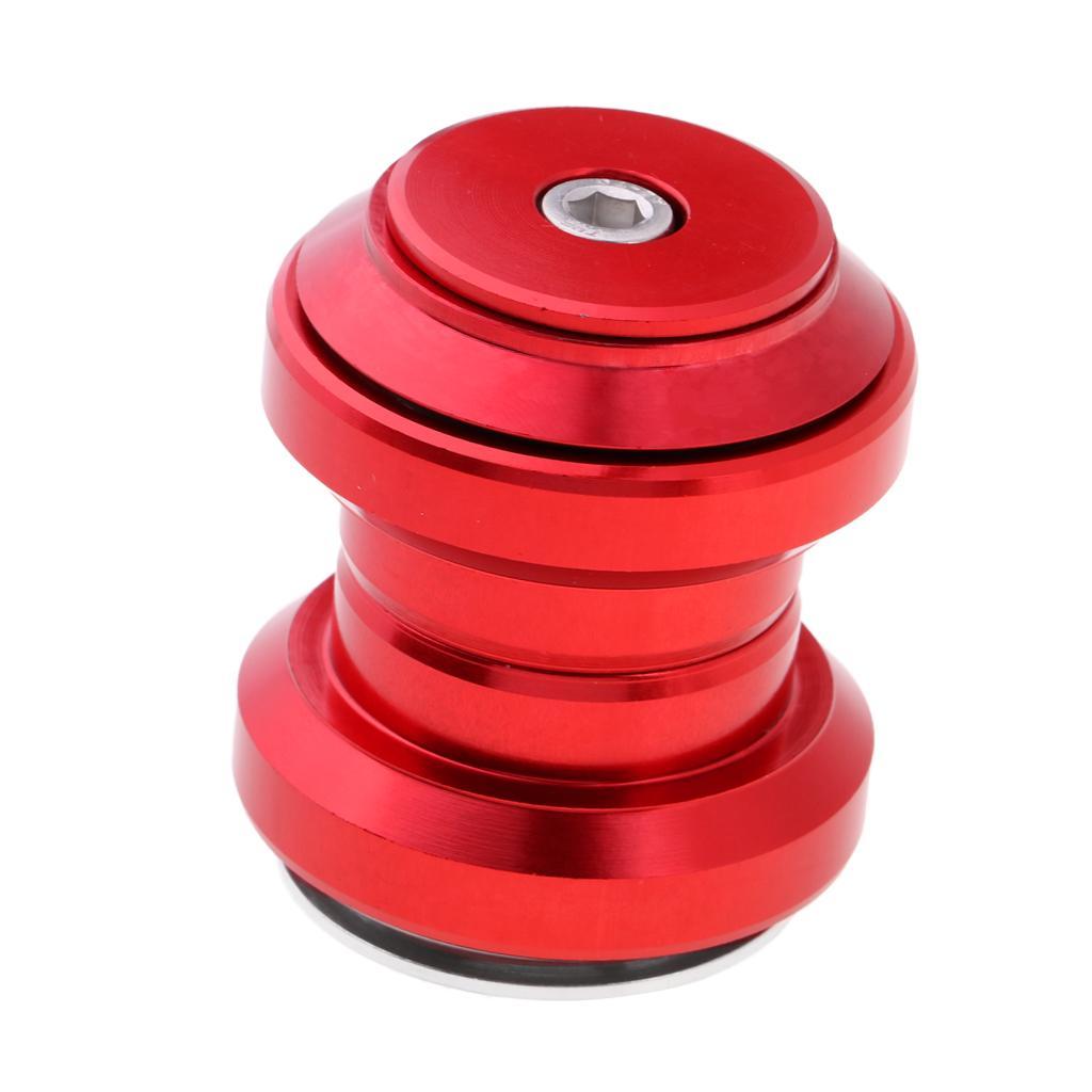 2 Lot 34mm 1-1/8inch Bike Headset Cycling Aluminum Road Bike Black+Red