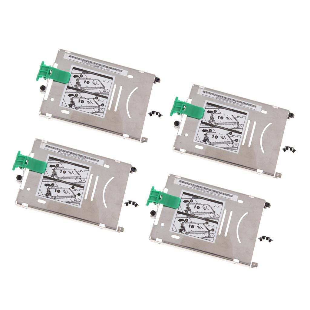 4 Pieces Hard Drive HDD Caddy Bracket For HP  15  17 G1 G2