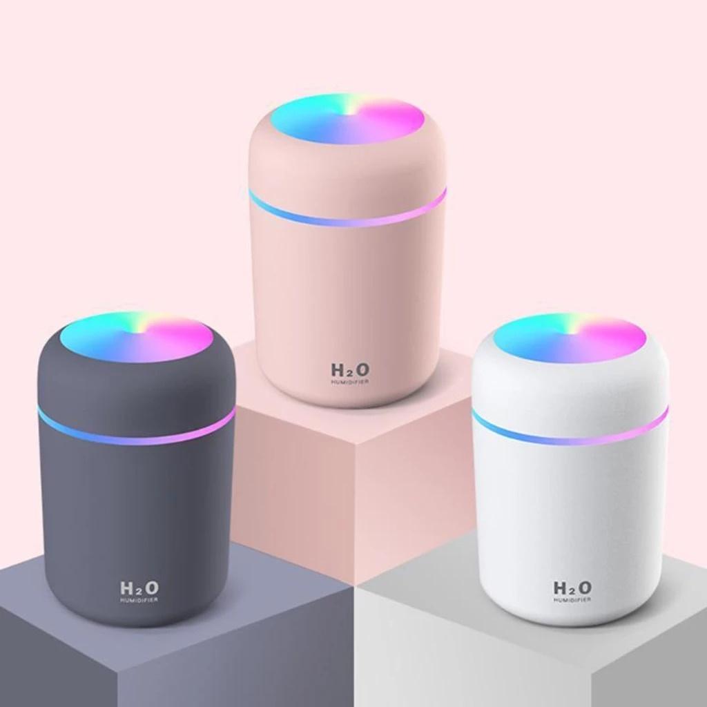 Humidifier Portable USB Ultrasonic Colorful Cup Aroma Diffuser Cool Mist Maker Air Humidifier Purifier With Light For Car Home