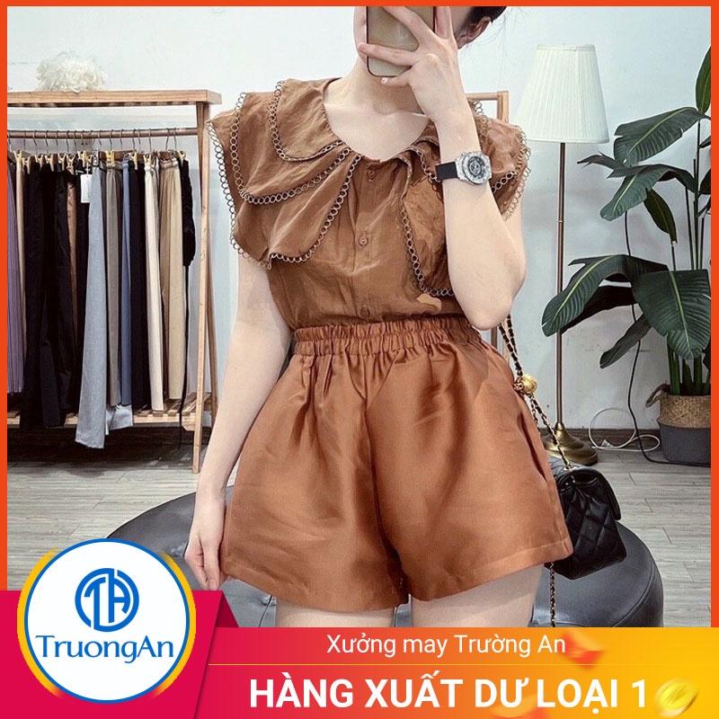 Áo ngắn tay nữ hàng xuất dư xịn