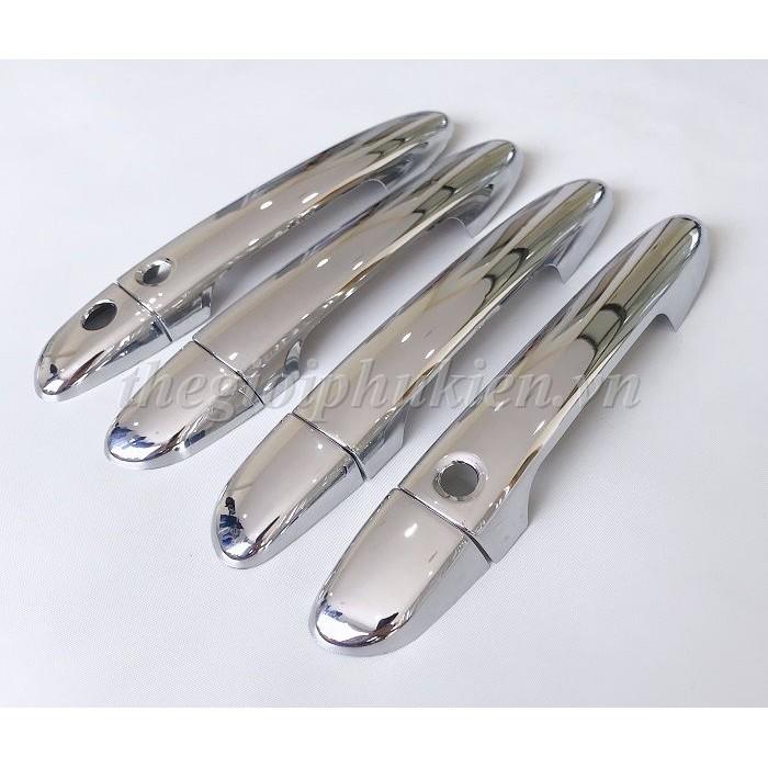 Bộ ốp tay nắm, hõm cửa xe Mazda CX-5, CX5 2016-2017 mạ Crom