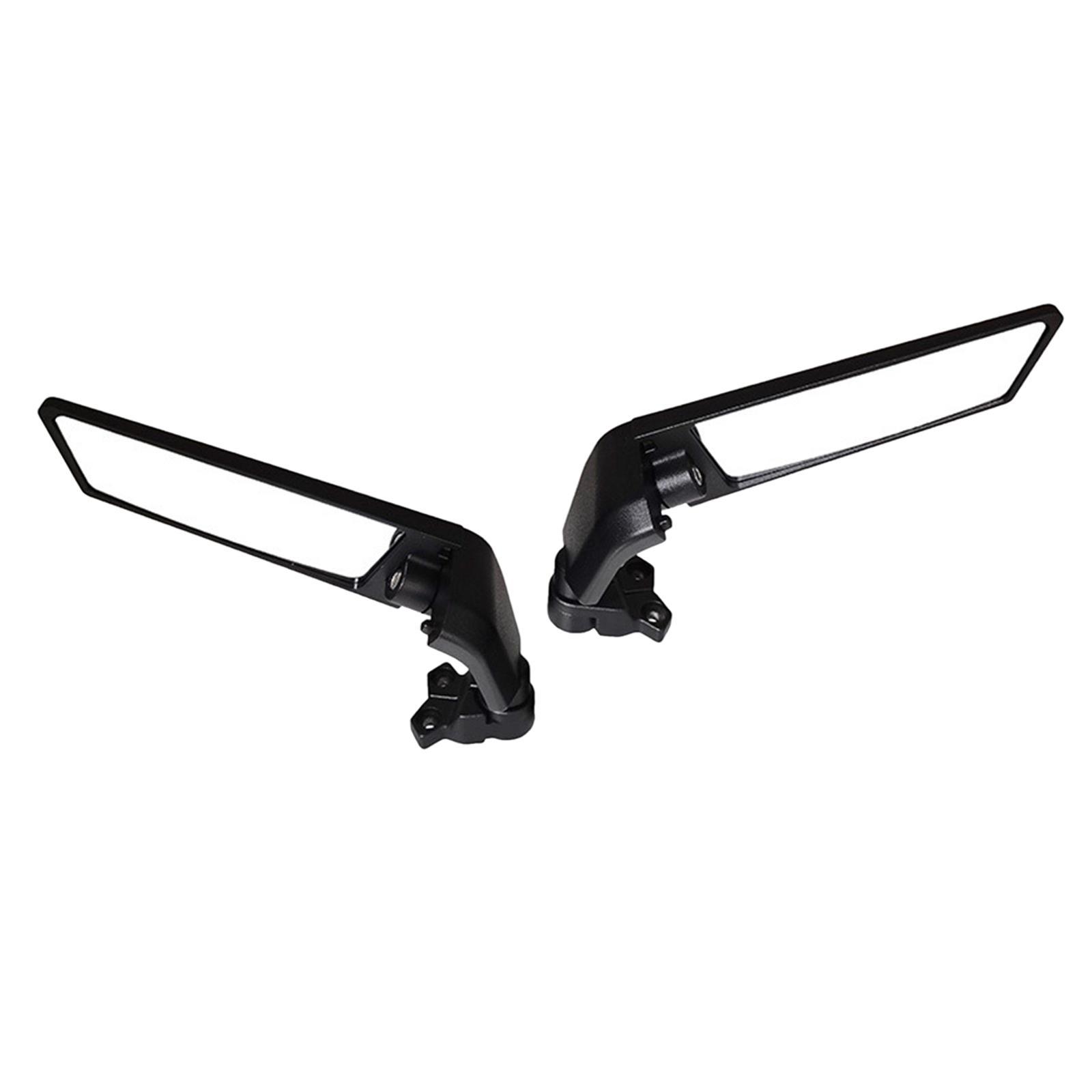 2Pcs Motorcycle Rear View Mirror 360 Rotatable Side Mirrors Bar End Motorcycle Fitment Repair Parts Fit for Yamaha Model Yzf R3 R25 R15V3