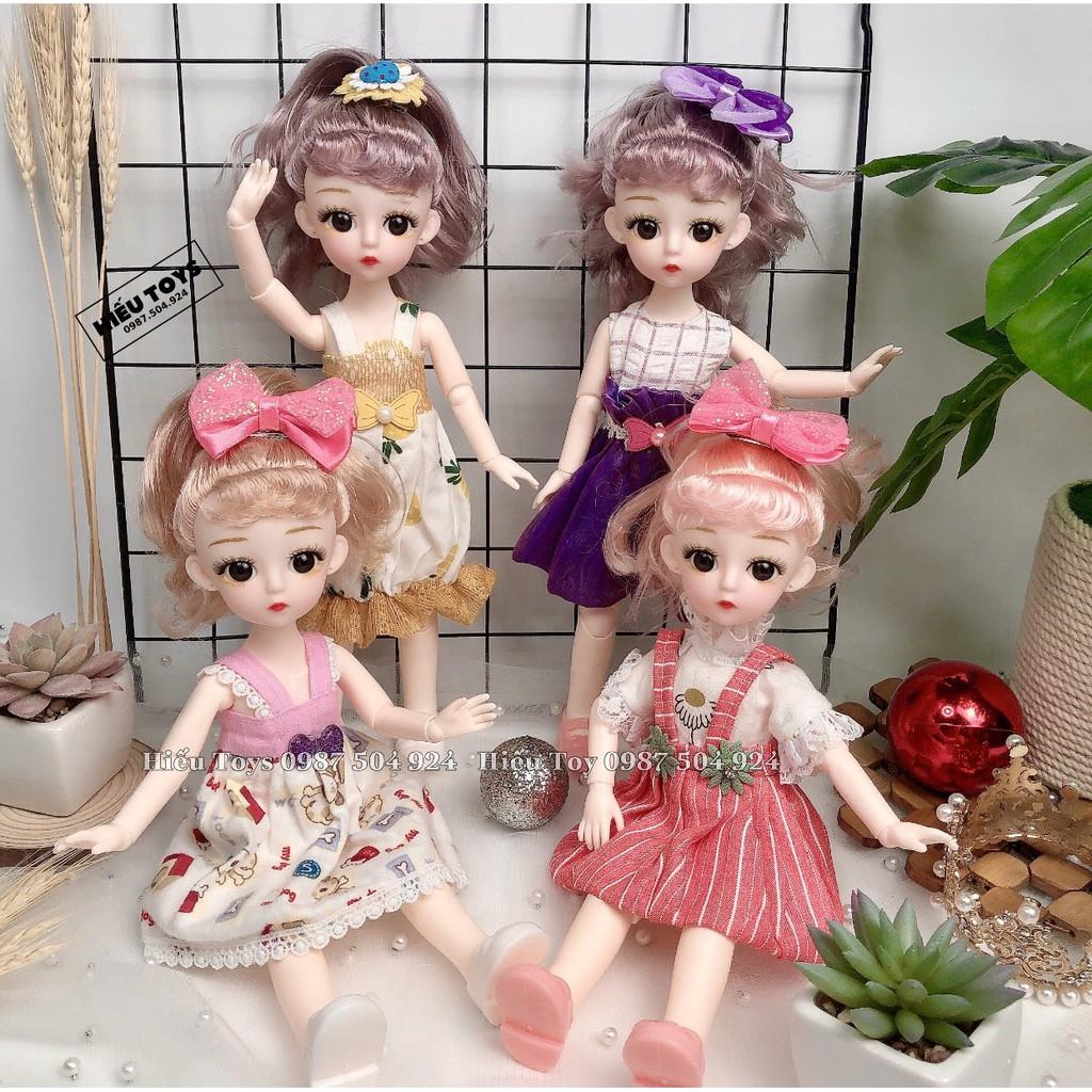 Búp Bê Cho Bé Gái Búp Bê Chibi 30cm Hàng Cao Cấp Có Khớp Cử Động Mọi Hướng Đồ Chơi Trẻ Em