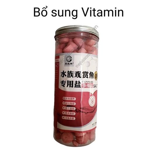 MUỐI VIÊN 4 MÀU TỐT CHO CÁ CẢNH – HỦ 1KG