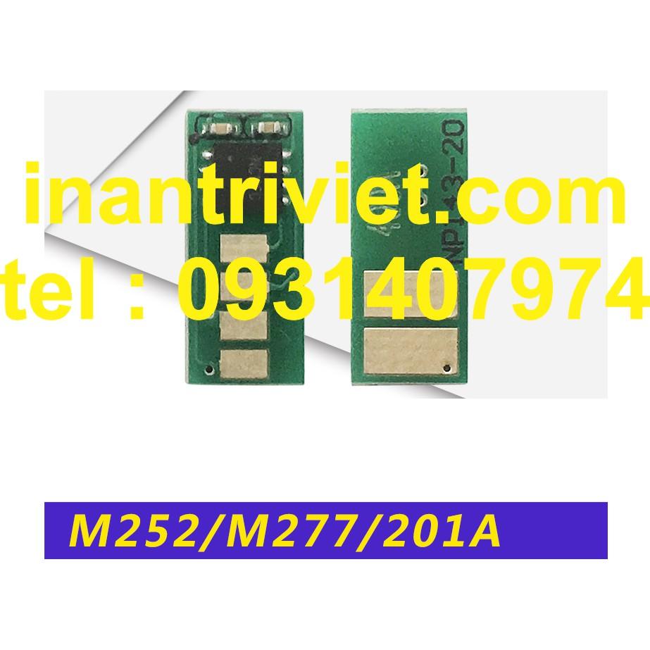 chip mực HP HP252n CF400A CF401A CF402A CF403A M252dw hp201a M274n M277n M277dw HP252