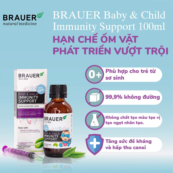 BRAUER BABY & CHILD IMMUNITY SUPPORT 100ML