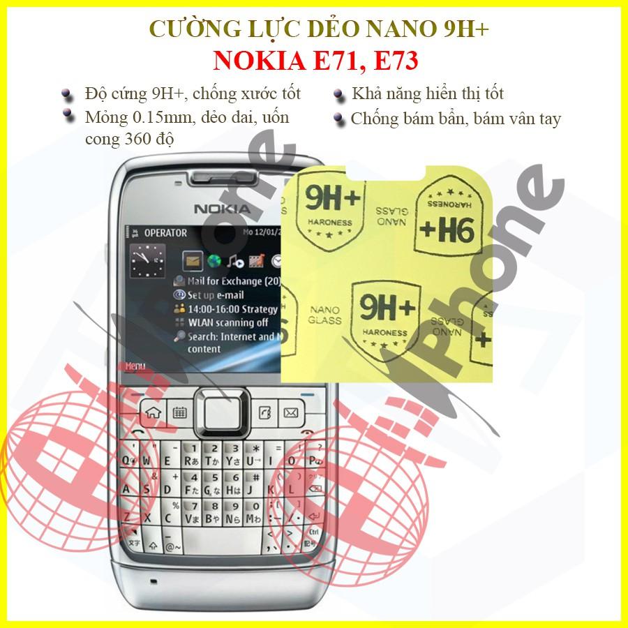 Dán cường lực dẻo nano 9H+ cho Nokia E71, Nokia E73