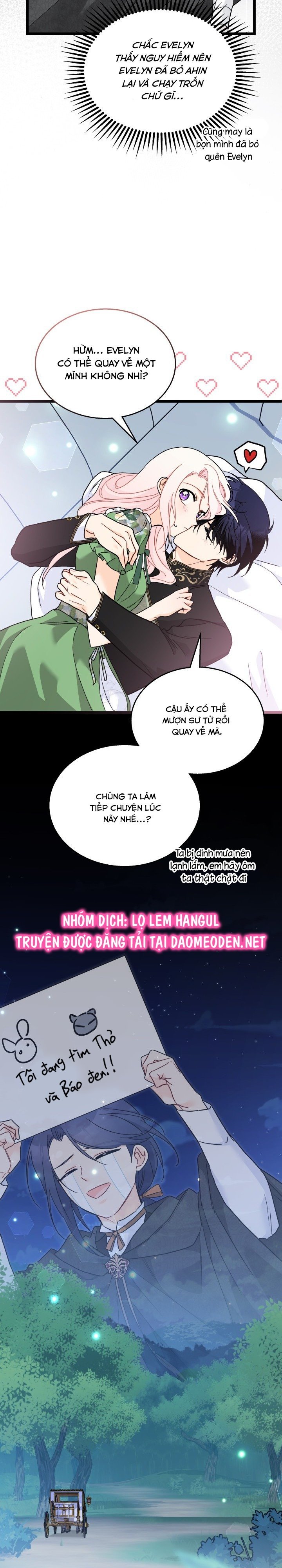 mối liên kết giữa báo đen và bé thỏ chapter 159 12