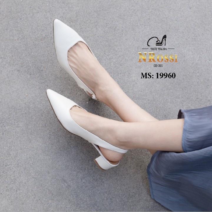 FREESHIP Giày cao gót nữ 3 phân hở gót thời trang big size 40 41 42 43 44