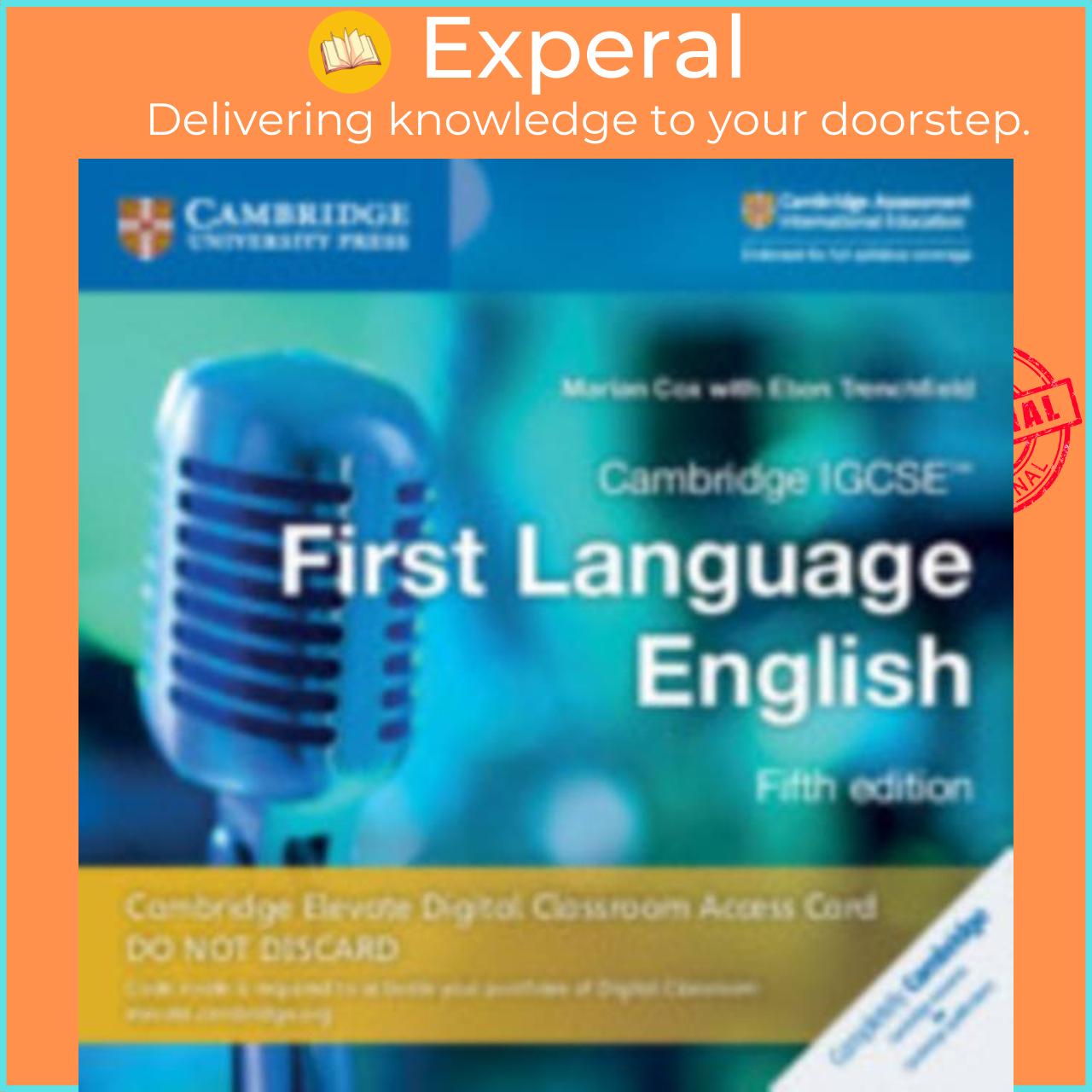 Sách - Cambridge IGCSE (TM)  First Language English Cambridge Elevate Digital Clas by Marian Cox (UK edition, paperback)