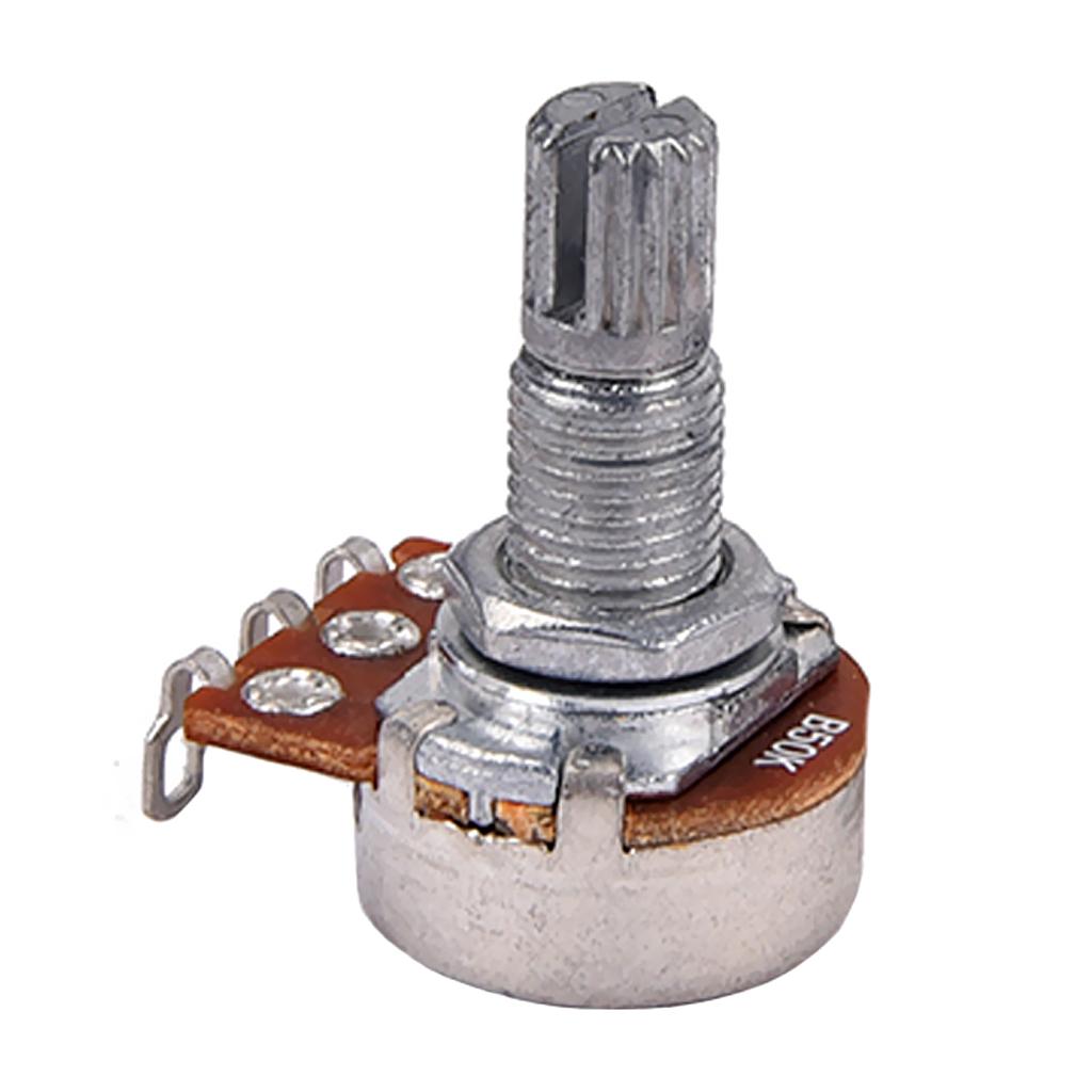 10pcs 18mm Long Split Shaft Potentiometer Audio Pots for Electric Guitar Bass Parts