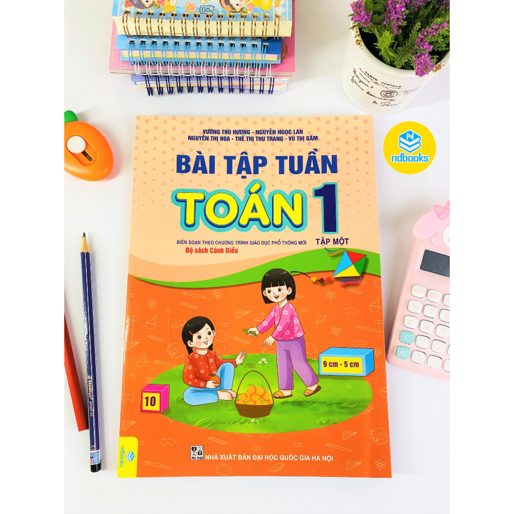 Sách - Combo 2 cuốn Bài Tập Tuần Toán 1 - Cánh Diều