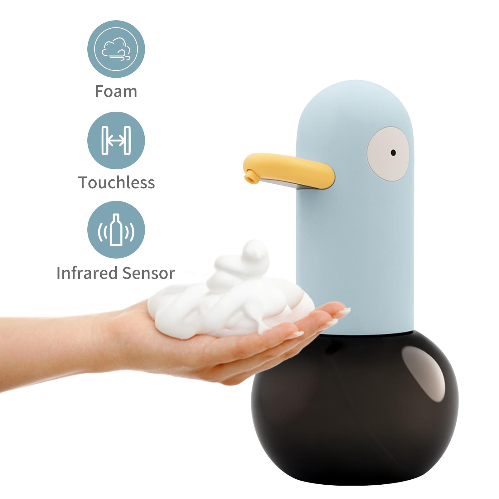Máy Xịt Xà Phòng Tạo Bọt Tự Động 400Ml Hồng Ngoại Để Bàn Sạc Usb
