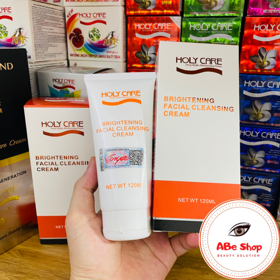 SỮA RỬA MẶT HOLY CARE - BRIGHTENING FACIAL CLEANSING CREAM - SẠCH SÂU TRÊN BỀ MẶT DA 120ml
