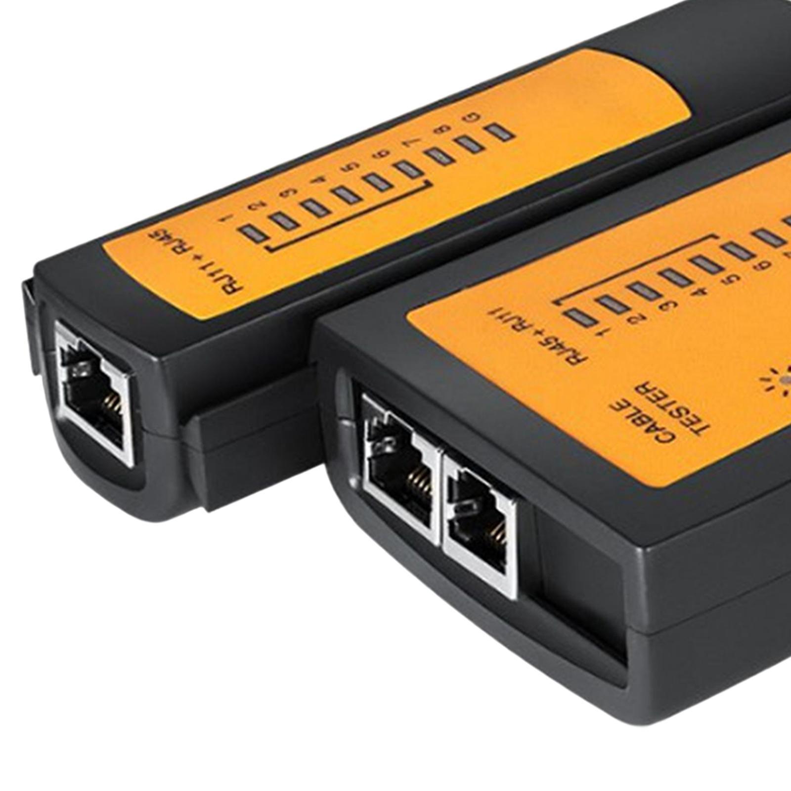 Durable Network Cable Tester for Shorts Opens Crossed Pairs Network Cable