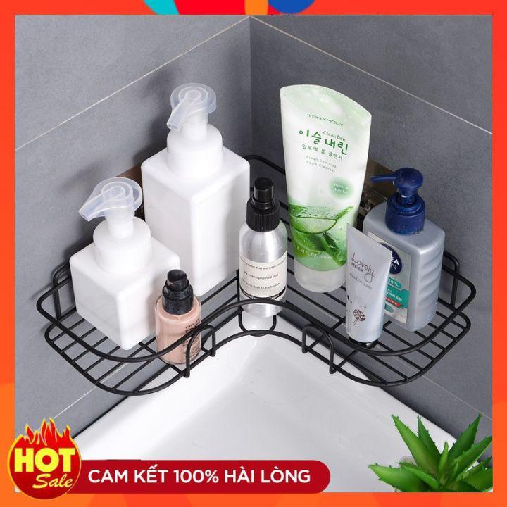 Kệ góc dán tường nhà tắm ️️ nhà bếp siêu tiện dụng