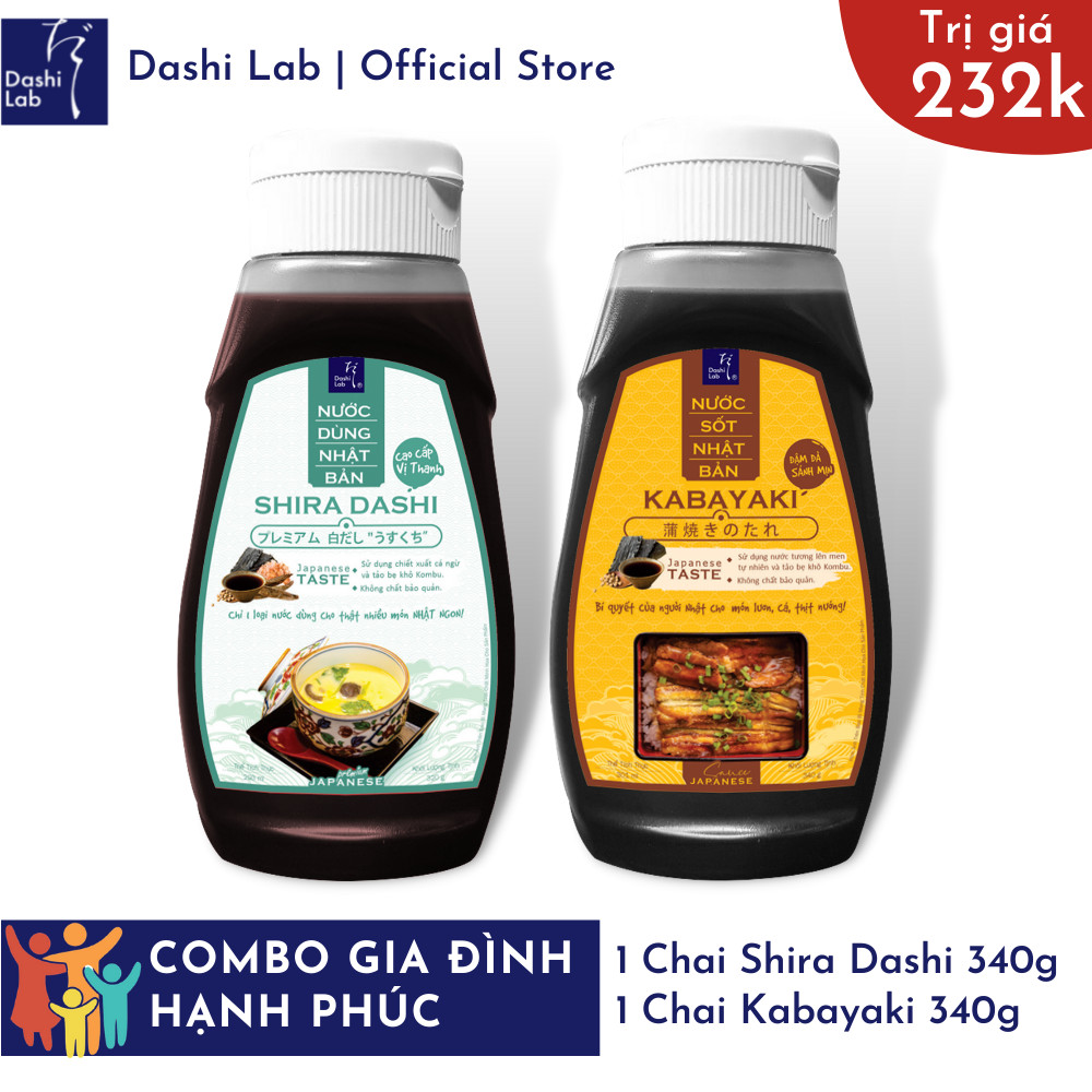 Combo Gia đình hạnh phúc 2 chai 340g, 320g