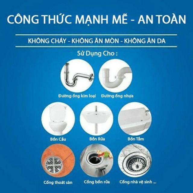 Hộp Bột Thông Cống Xoáy Cực Mạnh