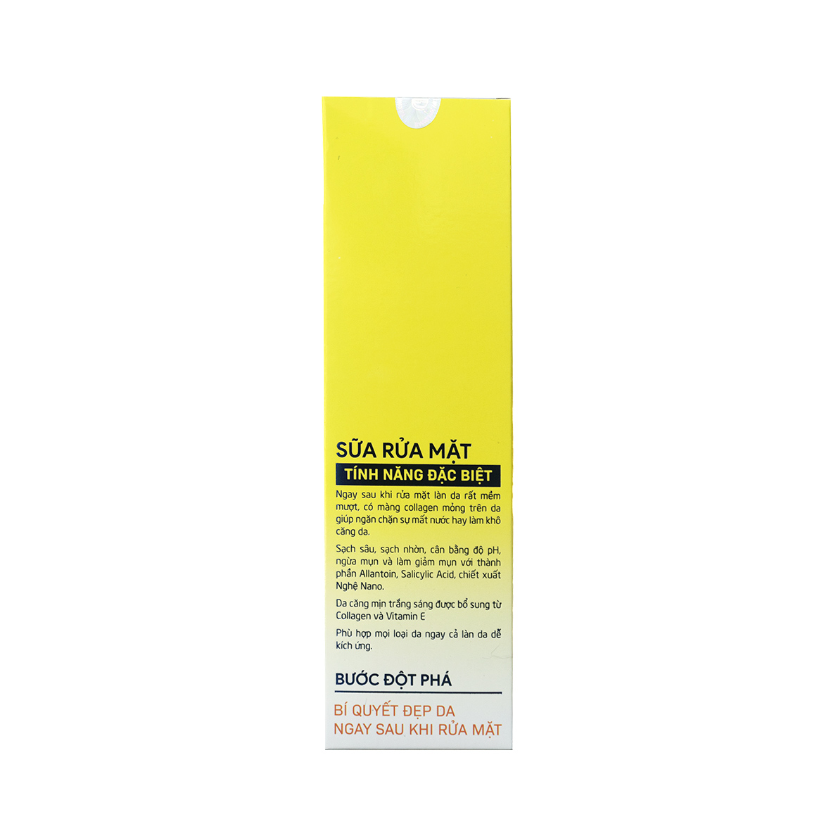 Sữa rửa mặt MDerma Nano Curma & VitaminE màng Collagen - 150gr - Sạch sâu, ngừa mụn, sáng mịn da