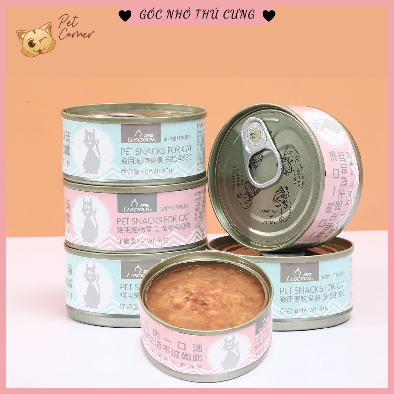 Pate cá ngừ Luscious cho mèo 80gr